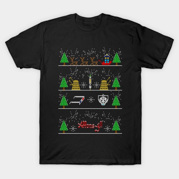 IT'S CHRISTMAS ALLONS-Y! T-Shirt by KARMADESIGNER T-SHIRT SHOP